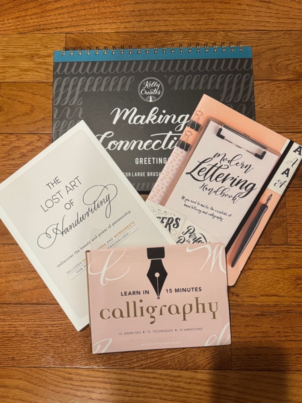 Calligraphy & Modern Lettering Book Set - Pink, White, Black